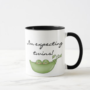 Peas in Pod Expecting Twins Mug