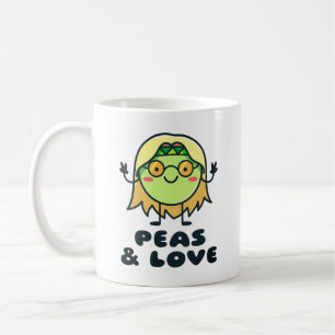 Peas & Love Coffee Mug