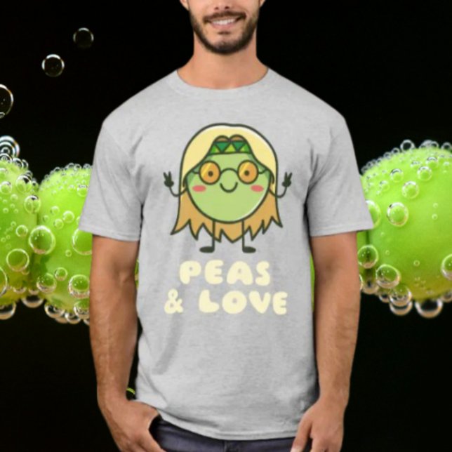 Peas & Love T-Shirt (Creator Uploaded)