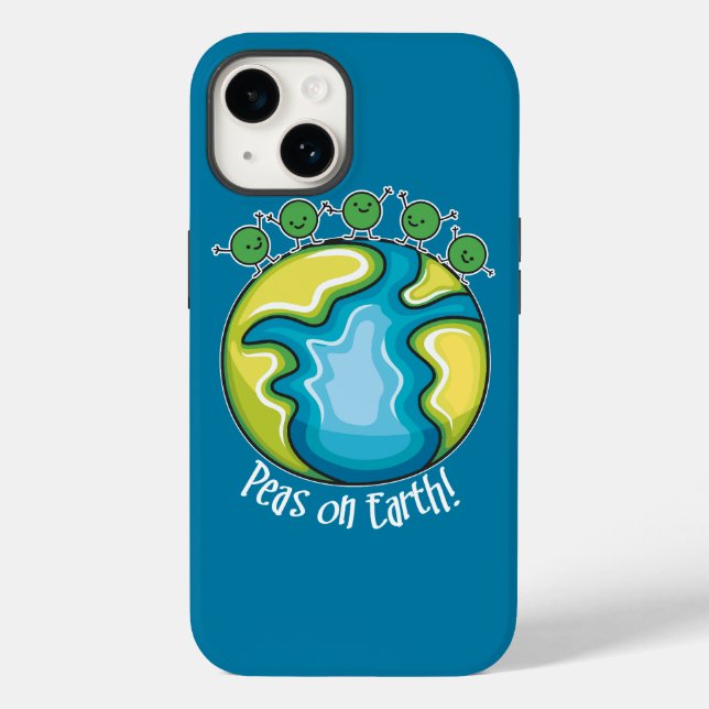 Peas on Earth Case-Mate iPhone Case (Back)