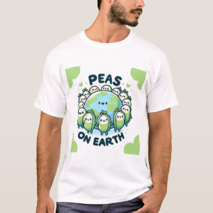 Peas on Earth – Funny Holiday Pun T-Shirt