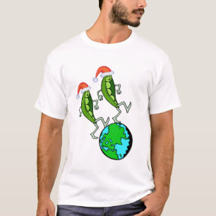 Peas on Earth Holiday T-shirt