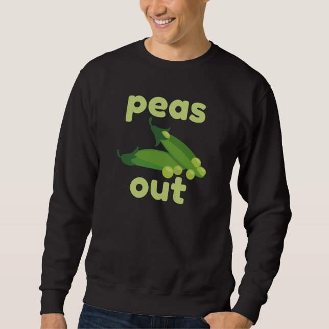 Peas Out Sweatshirt (Front)