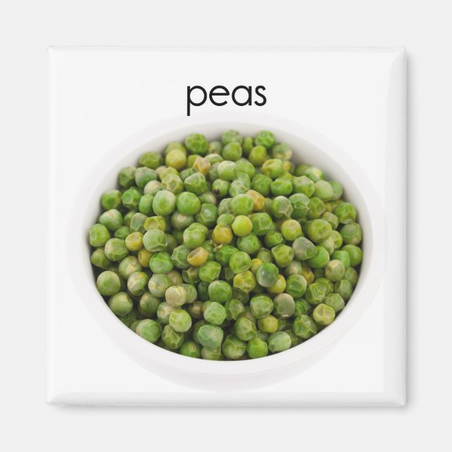 Peas Refrigerator Magnet (Front)