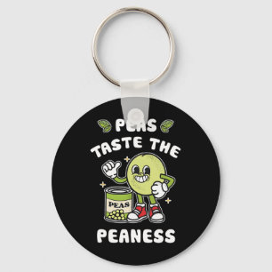 Peas Taste The Peaness Peas Beans Rude Joke  Key Ring
