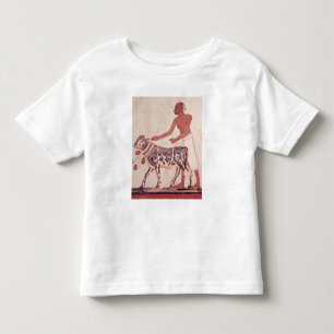 Peasant leading a cow to sacrifice toddler T-Shirt