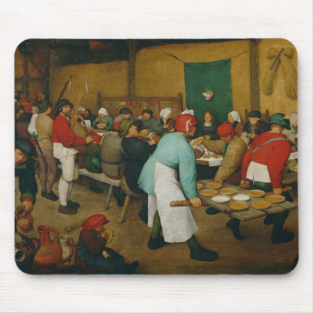 Peasant Wedding , 1568 Mouse Pad (Front)