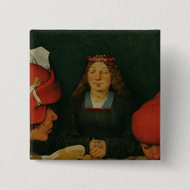 Peasant Wedding 15 Cm Square Badge (Front)