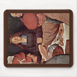 Peasant Wedding Details By Bruegel D. Ä. Pieter (B Mouse Pad