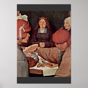 Peasant Wedding Details By Bruegel D. Ä. Pieter ( Poster