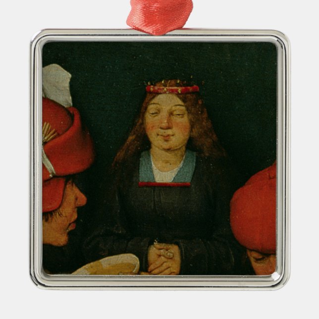 Peasant Wedding Metal Ornament (Front)