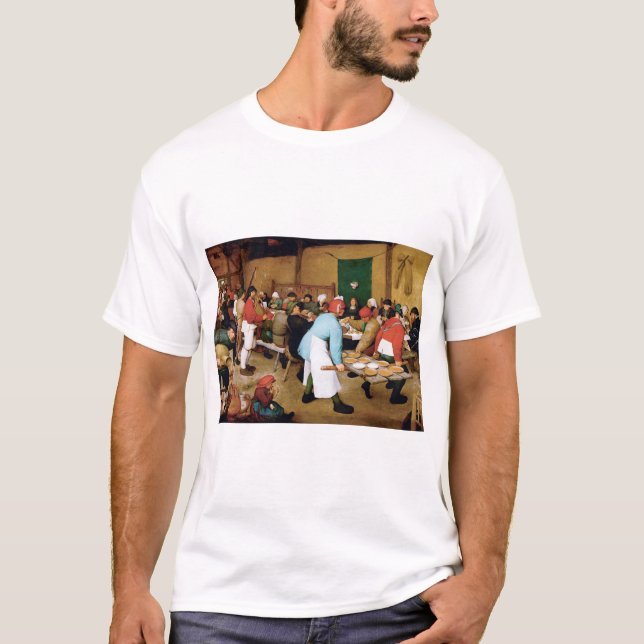 Peasant Wedding, Pieter Bruegel T-Shirt (Front)
