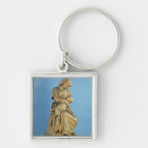 Peasant Woman Feeding her Child Key Ring
