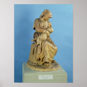 Peasant Woman Feeding her Child Poster