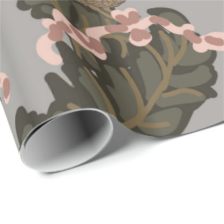 Peasants and Pink Ribbons Wrapping Paper