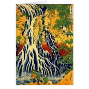 Peasants and Waterfall