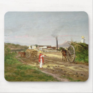 Peasants Collecting Sugar Cane Mouse Pad