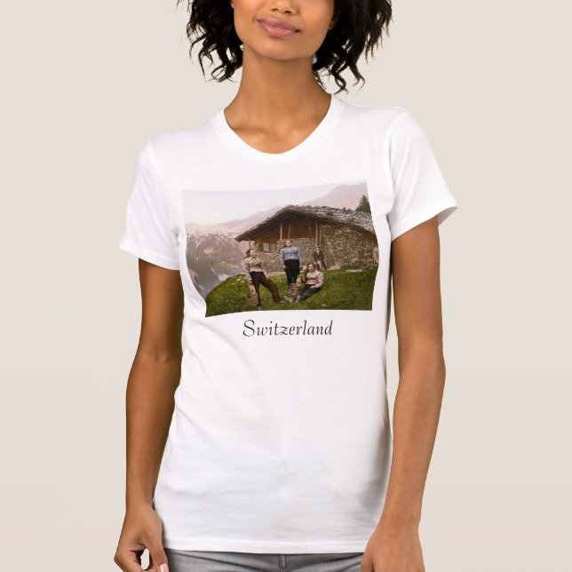 Peasants from Switzerland (c. 1900) T-Shirt (Front)