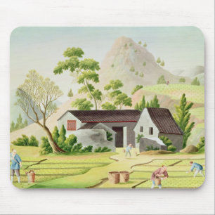 Peasants in the Paddy Fields Mouse Pad