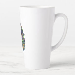 Peasful Existence – Cute Veggie Pun Latte Mug
