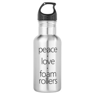 Peave Love Foam Rollers 532 Ml Water Bottle