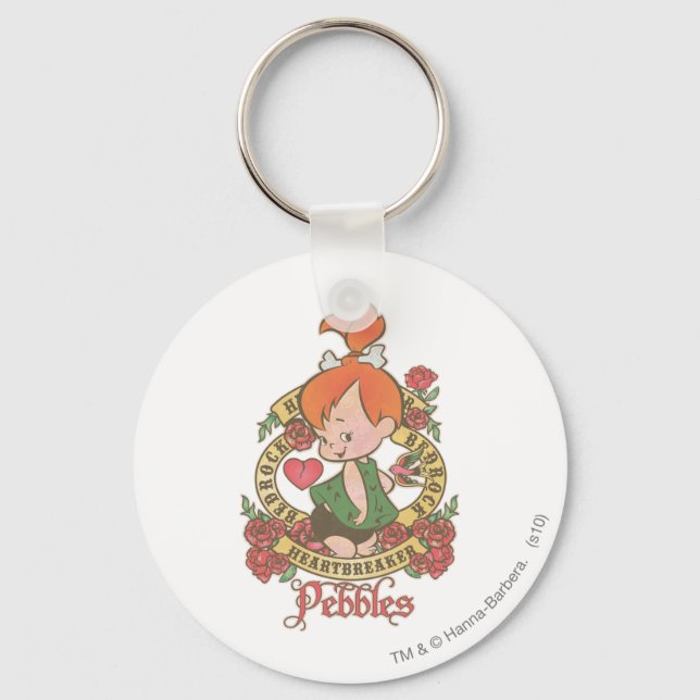 PEBBBLES™ Heartbreaker Key Ring (Front)