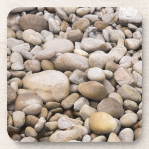 Pebble background pattern coaster