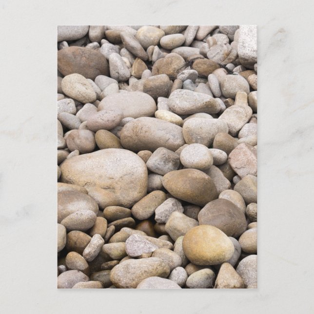 Pebble background pattern postcard (Front)