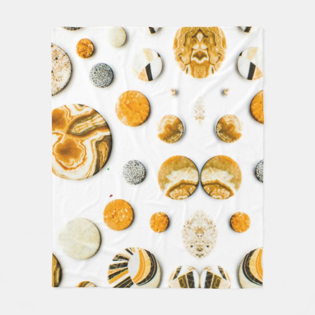 Pebble Dreams Fleece Blanket (Front)