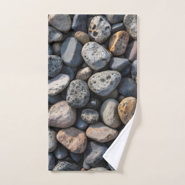 Pebble Mosaic Bath Towel Set (Hand Towel)