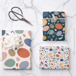 Pebble Palette Wrapping Paper Sheet
