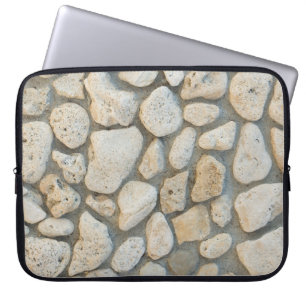 Pebble pattern laptop sleeve