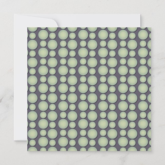 Pebble Pattern Party Invitation (Front)