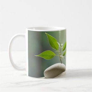 Pebble Plant Tranquil Peaceful Nature  Coffee Mug