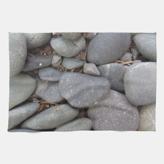 Pebble Stones Tea Towel (Horizontal)