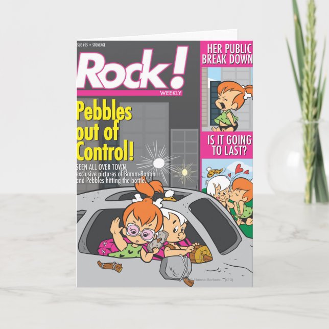PEBBLES™ and Bam Bam Out of Control Card (Front)