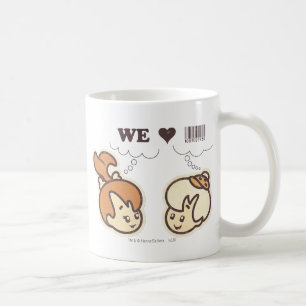 Pebbles and Bam Bam We Love Coffee Mug