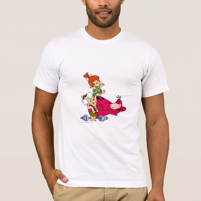PEBBLES™ and BAMM-BAMM™ and Dino Playtime T-Shirt (Front)