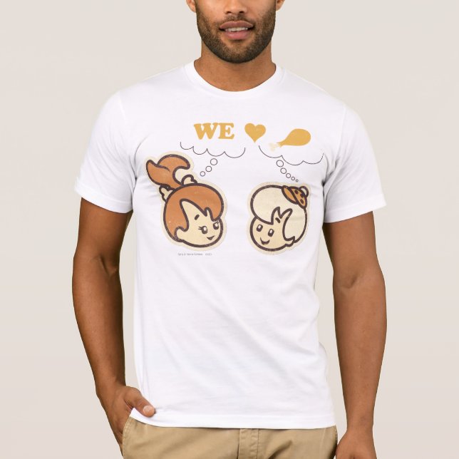 PEBBLES™ and BAMM-BAMM™ Love Food T-Shirt (Front)