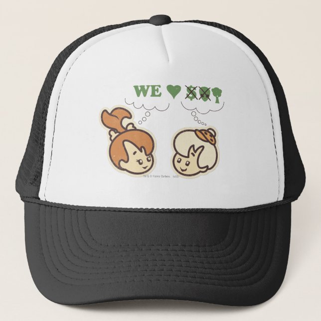 PEBBLES™ and BAMM-BAMM™ Loves Nature Trucker Hat (Front)