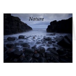 Pebbles and Rocks along the Ocean Shoreline