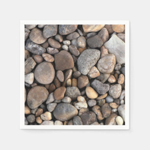 Pebbles and Stones Pattern Napkin