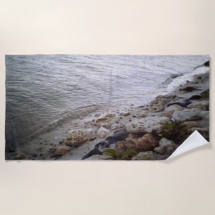 Pebbles At The Beach Towel
