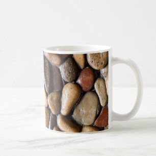 Pebbles background coffee mug