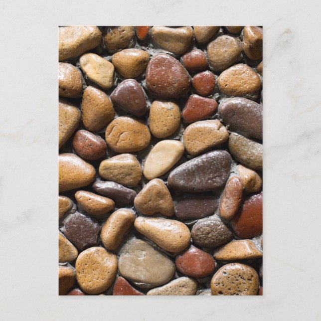 Pebbles background postcard (Front)