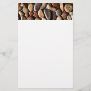 Pebbles background stationery