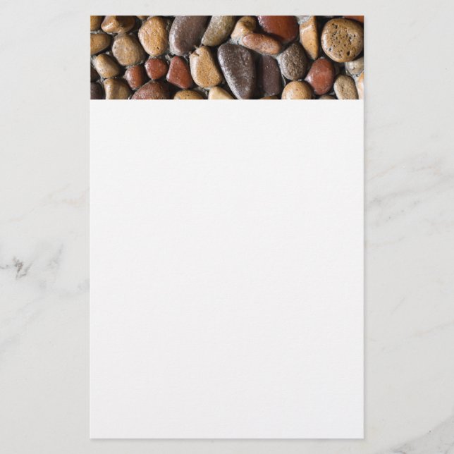 Pebbles background stationery (Front)