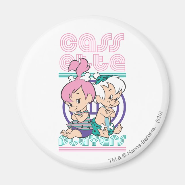 PEBBLES™ & BAM-BAM™ Cassette Players Magnet (Front)