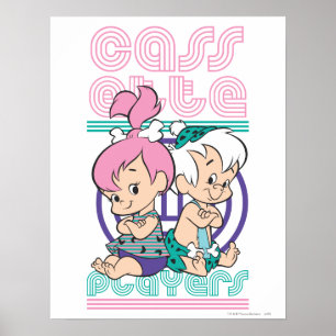 PEBBLES™ & BAM-BAM™ Cassette Players Poster
