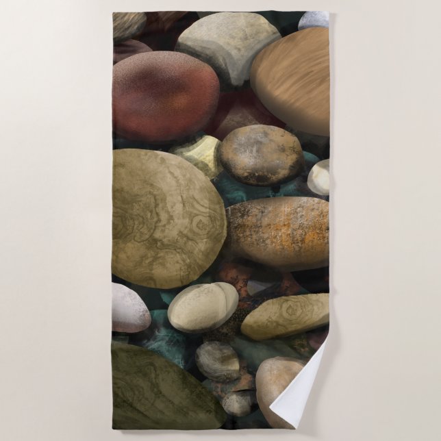 Pebbles Beach Towel (Front)